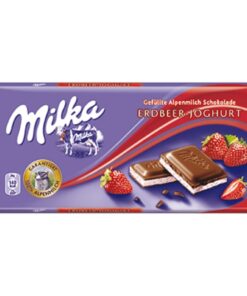 MILKA 100GR STRAWBERRY YOGURT